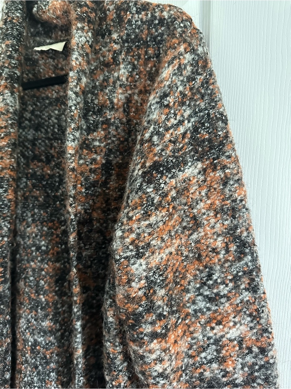 Size XXL TerraWare Women’s Wool Blend Boucle Open Front Cardigan Sweater - Picture 4 of 6